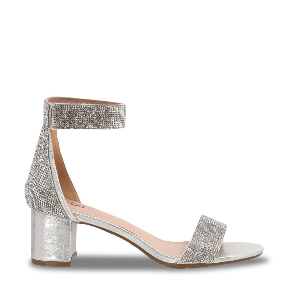 Elegant Silver Women's Sandals